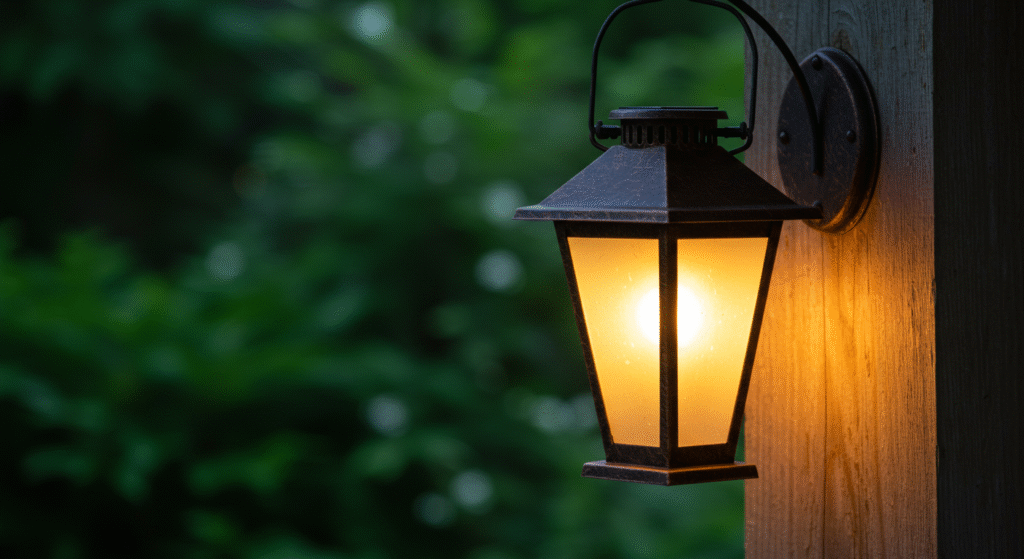 solar lantern hanging