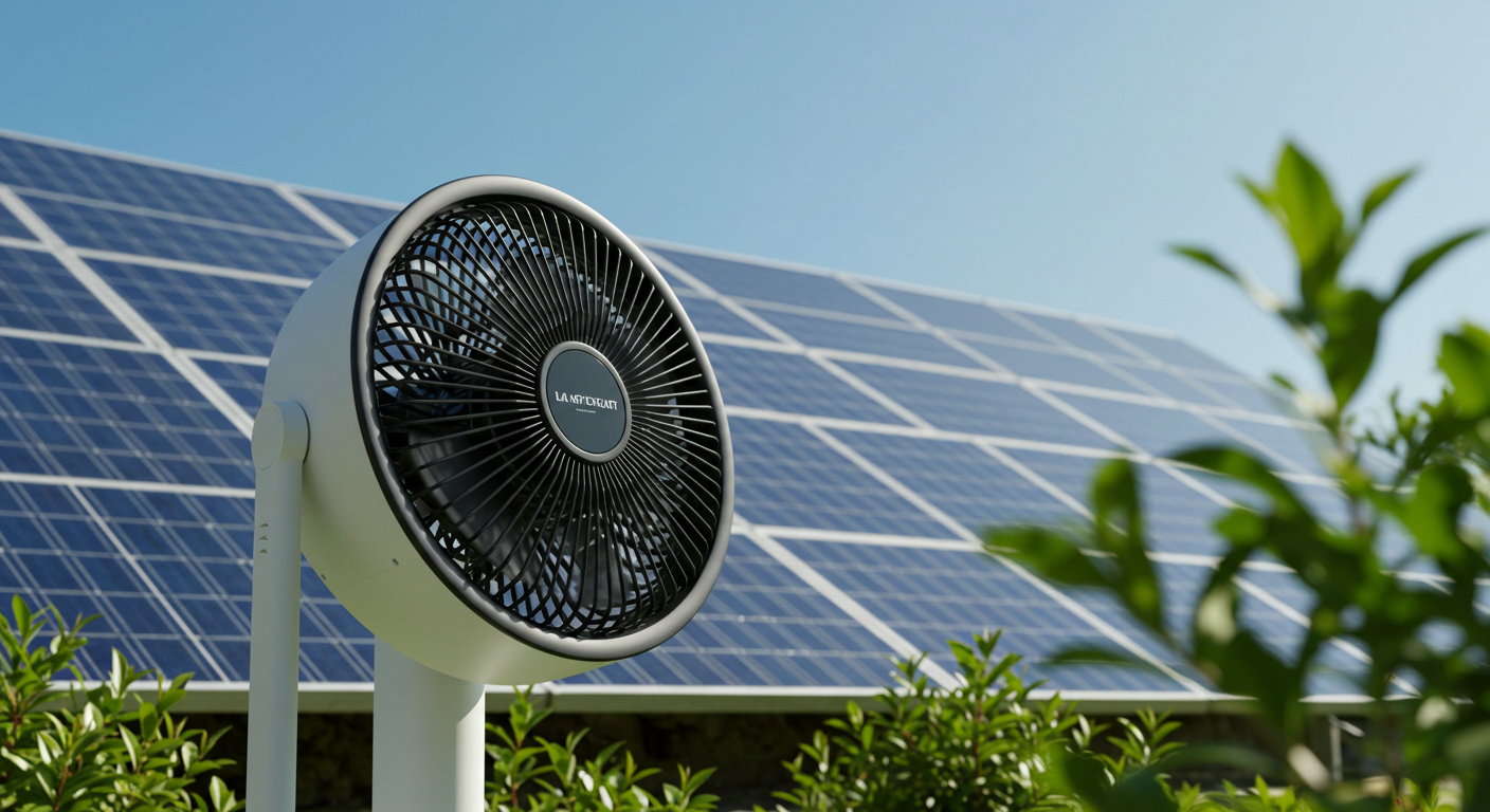 solar fan