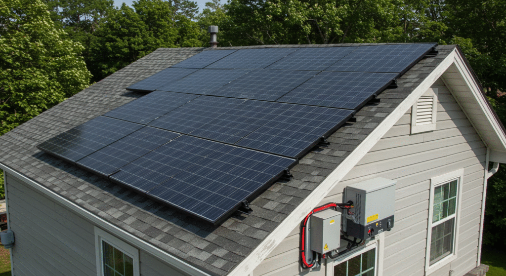 mini home solar power system