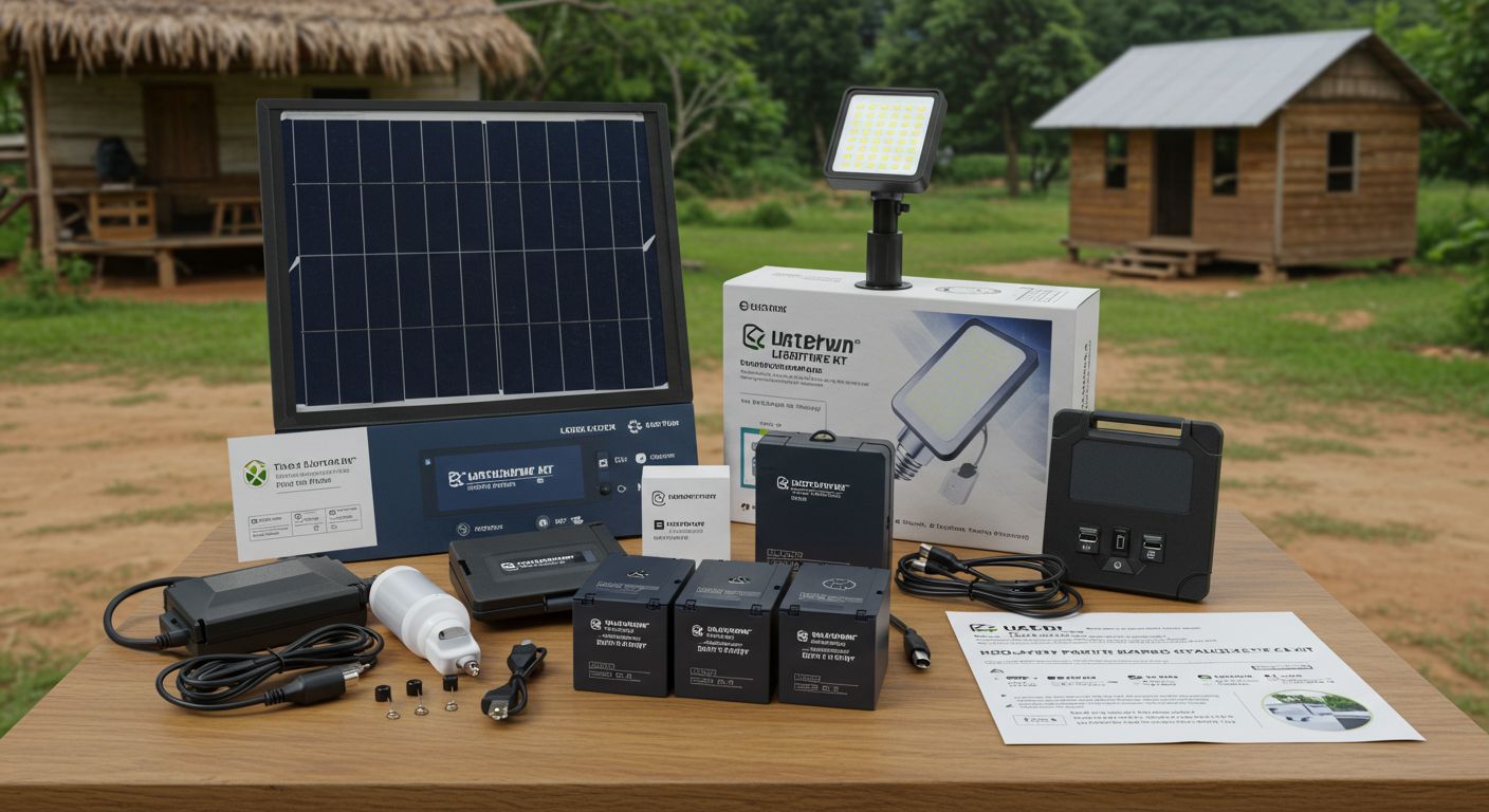solar lighting kit