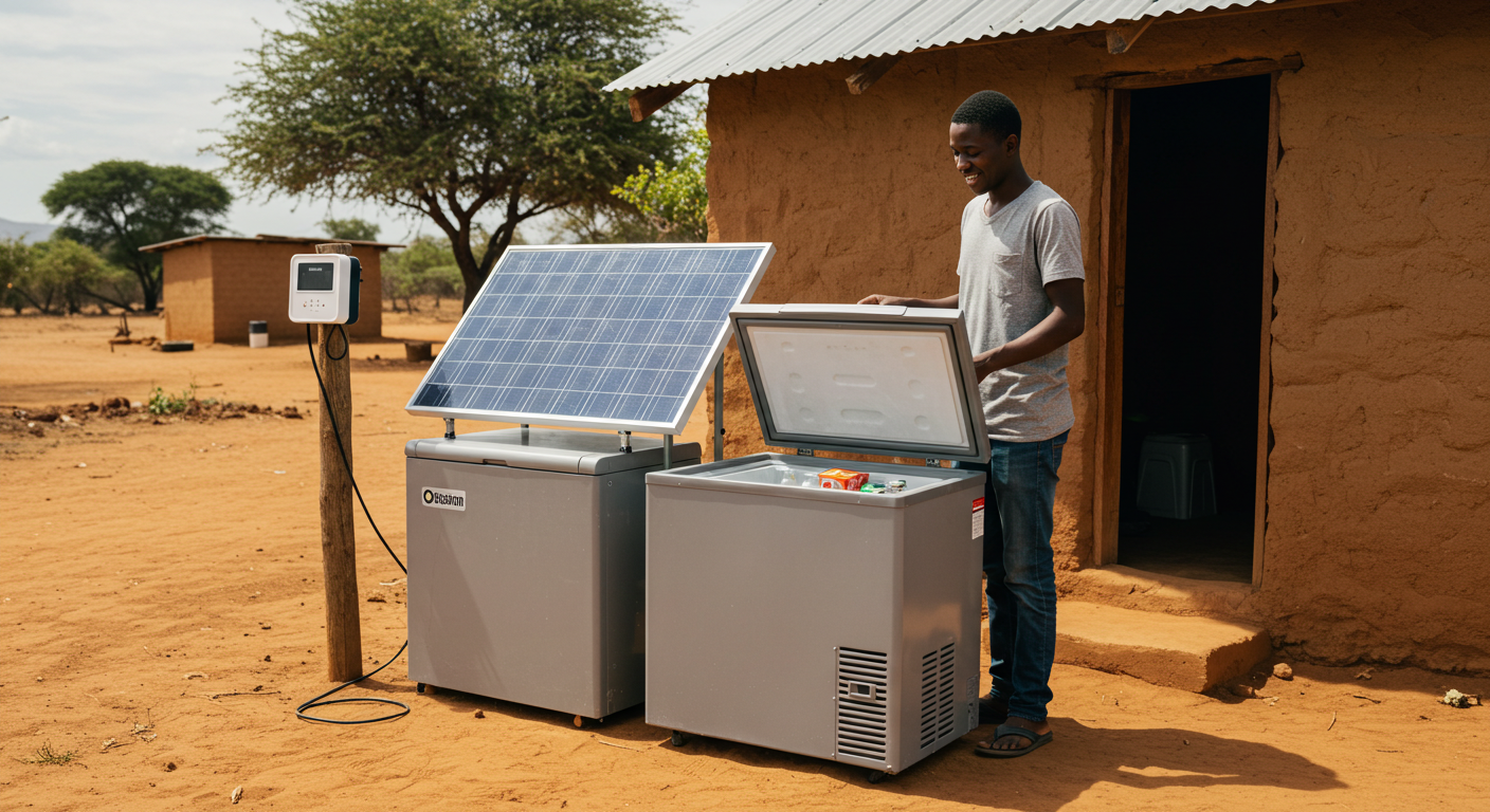 solar fridge refrigerator