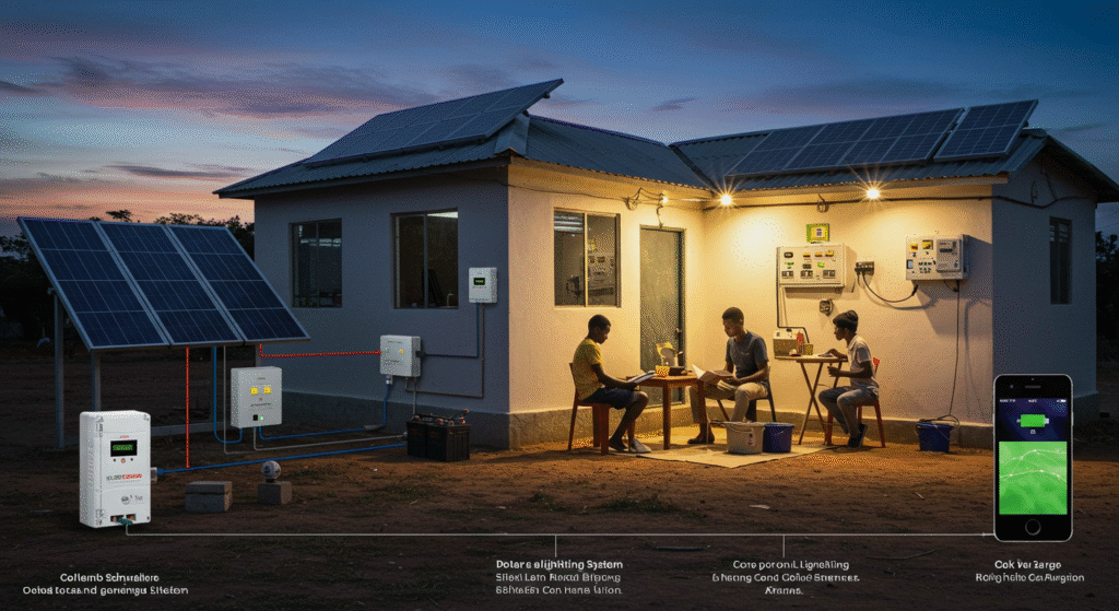 solar and lighting system