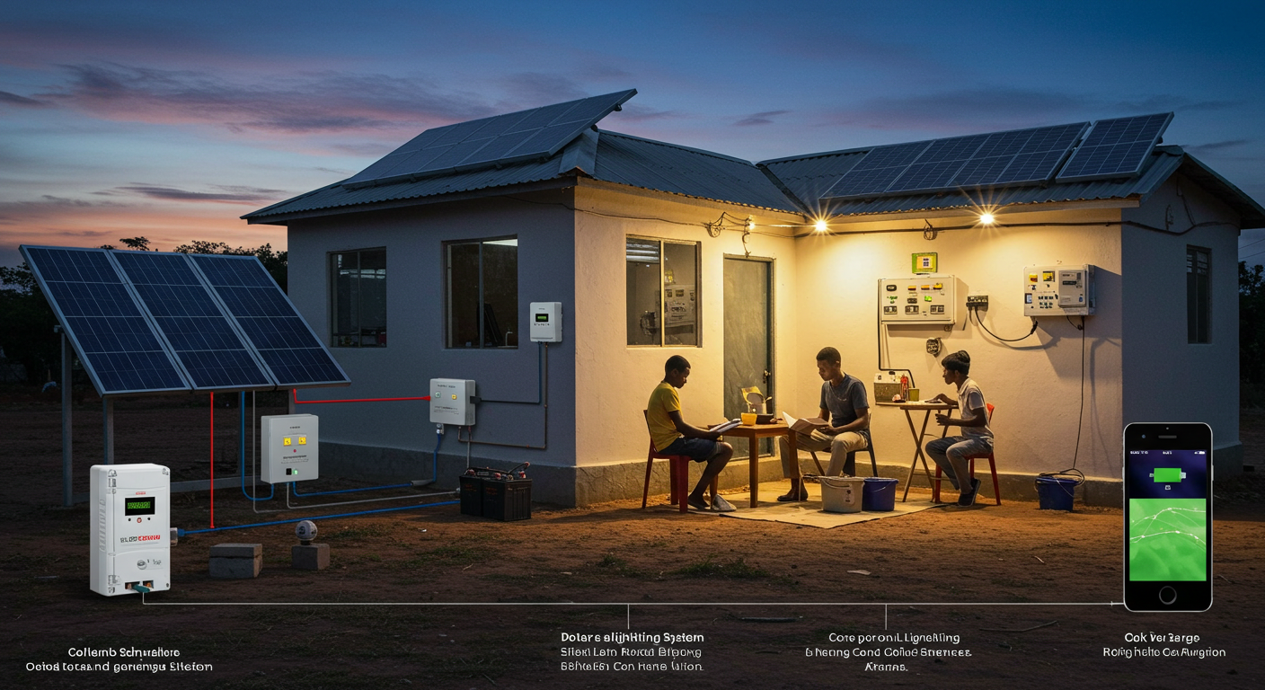 solar and lighting system