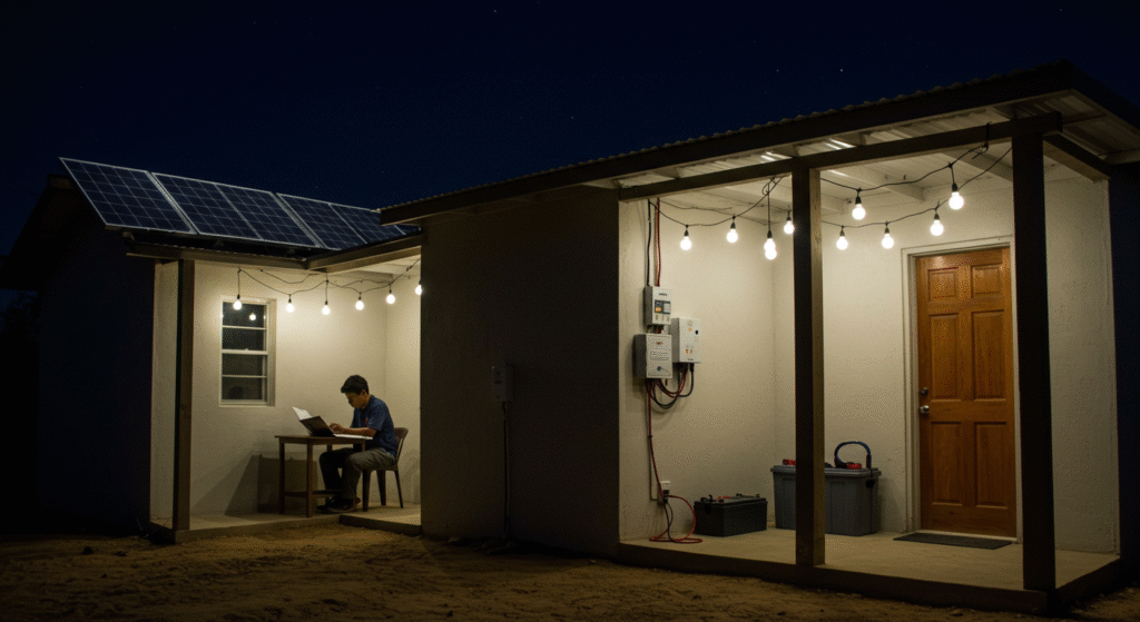 led solar system lights