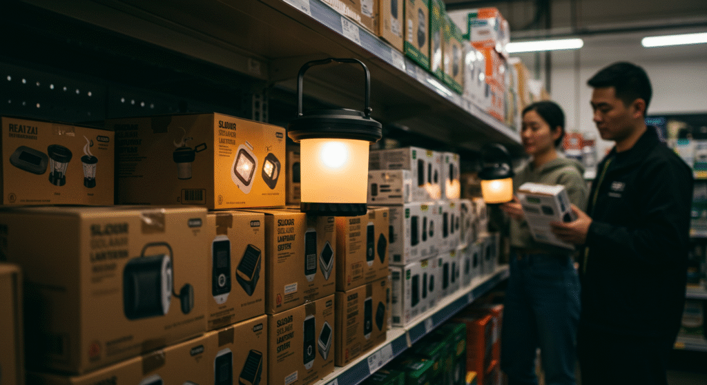 instock solar lantern
