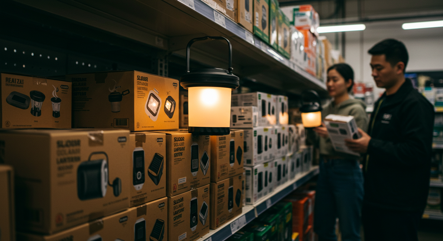 instock solar lantern