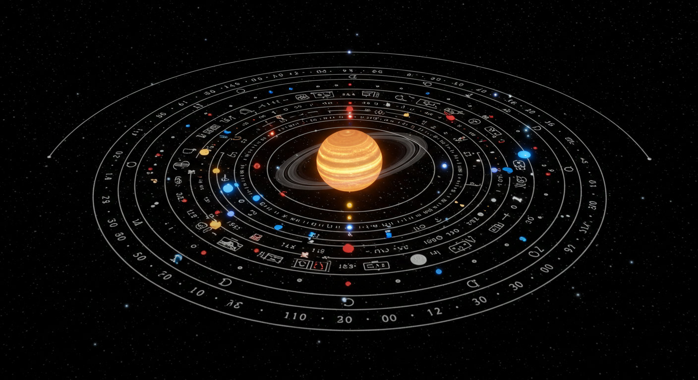 solar system light
