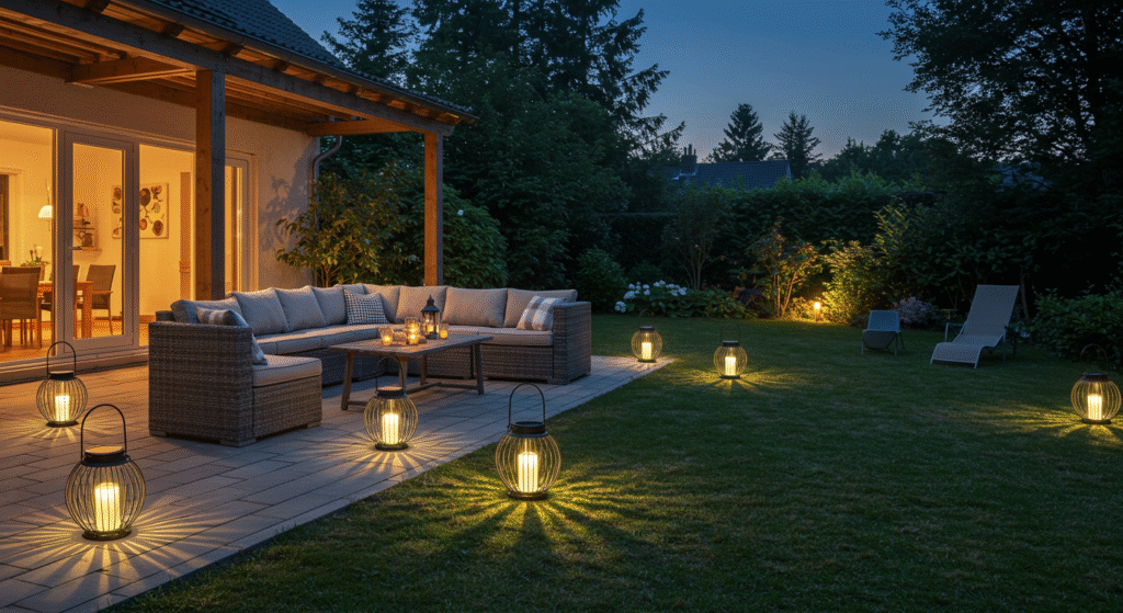 solar outdoor lanterns